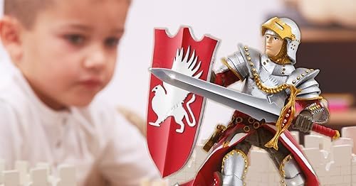 Knight With Crest (White) - Papo