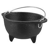 Entretien facile : la fonte est facile à nettoyer et à entretenir, ce qui garantit que votre distributeur de friandises d’halloween restera en parfait état pendant des années. seau à friandises en fonte, brûleur d’encens sur trépied