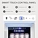 Tylza 15 Inch Beverage Refrigerator, 130 Cans Quiet Beverage Fridge, 15'' Beverage Cooler Under Counter with Glass Door and Lock for Built-in or Freestanding With Temperature Memory Function TYBC100