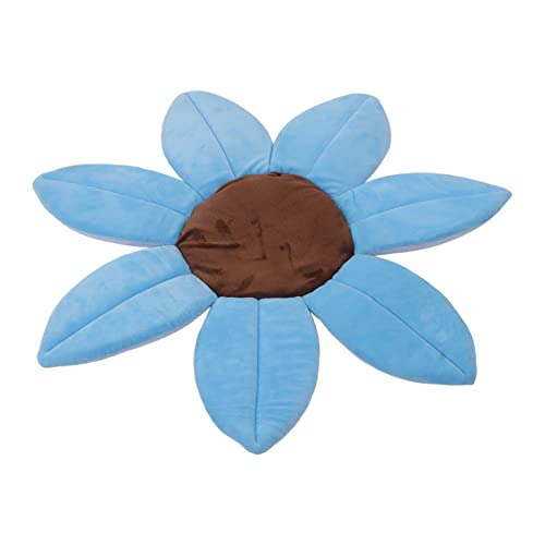 Almofada Girassol Bebê 66 X 2,5 Cm Tapete DobráVel para Banheira RecéM-Nascido Tapete de Apoio de Ca