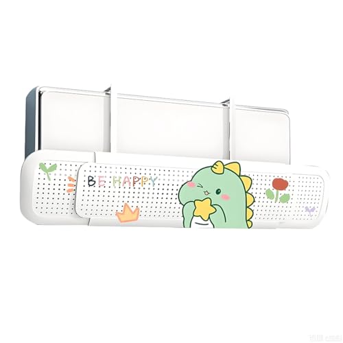 Image of HASTHIP Plastic Air Conditioner Deflector - Retractable Wind Deflector Adjustable Angle Design Universal Hanging Air Conditioner Wind for Room Bedroom Office