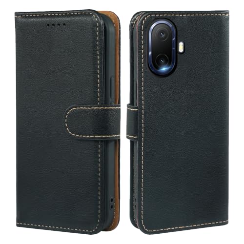 AUUYYA for TCL K70 XE Phone Wallet Case, with 3 Card Holder, Black