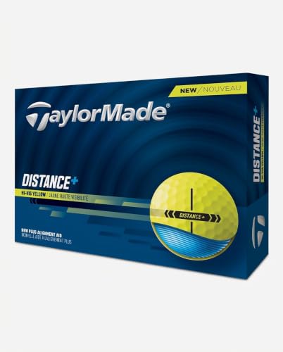 TaylorMade Distance+ Yellow Golf Balls