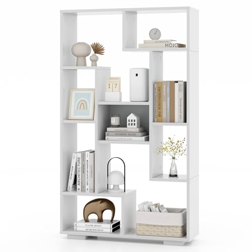 GOPLUS Bibliothèque Étagère 120CM avec Cubes Ouvertes, Charge 15+...