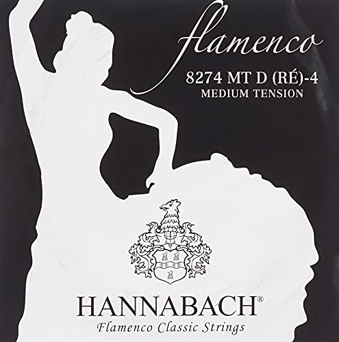 Hannabach Struny do gitary klasycznej Flamenco Seria 827 Medium Tension D4w Made in Germany - 8274MT