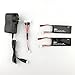 Spare Parts 2PCS 7.4V 15C 610mAh Battery with Charger Set for Hubsan H502S RC Quadcopter