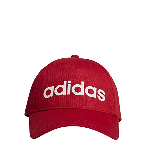 adidas Daily Cap Gorra, Unisex Adulto, Escarl/Blanco, Talla Única