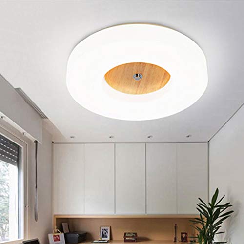 Plafonnier solide art moderne LED 35cm au design épuré pour salle à manger