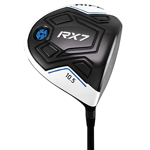 Rife Golf RX7 10.5 Degree 460cc Titanium Face Oversize Driver Forgiving Senior Mens A Flex Right Handed Graphite Shaft Golf Club