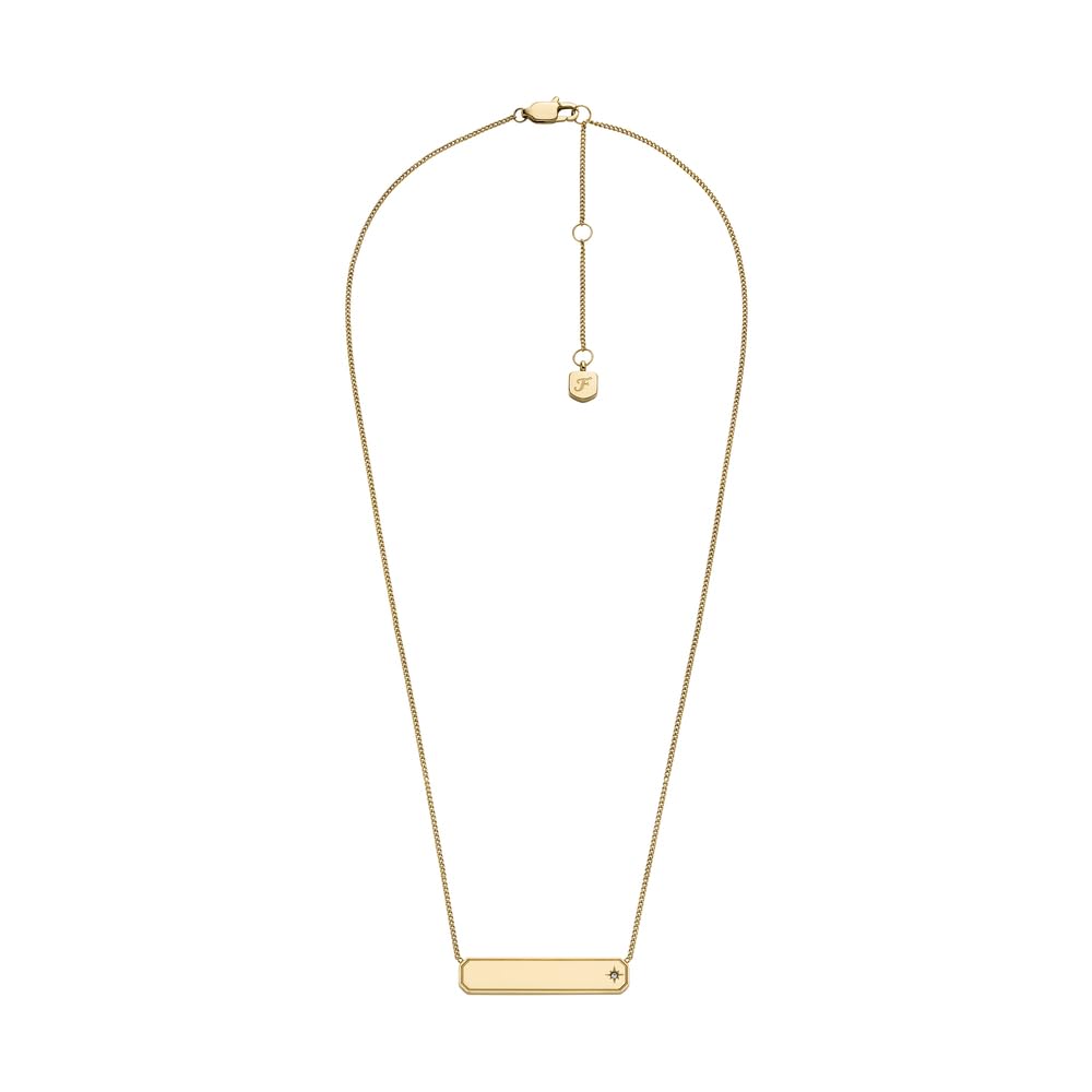 Fossil Sadie Women's Gold-Tone Stainless Steel Necklace, JF04926710