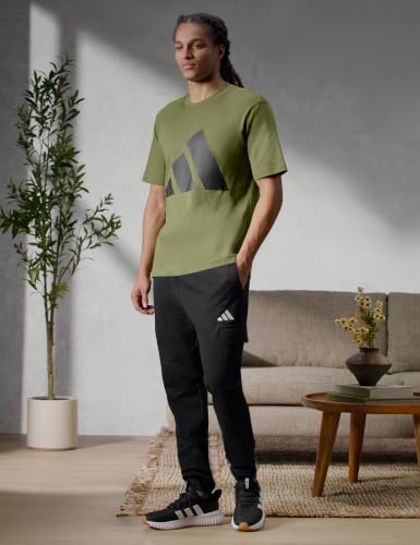 Image of adidas Men's Essentials Feel Cozy Fleece Cargo Pants