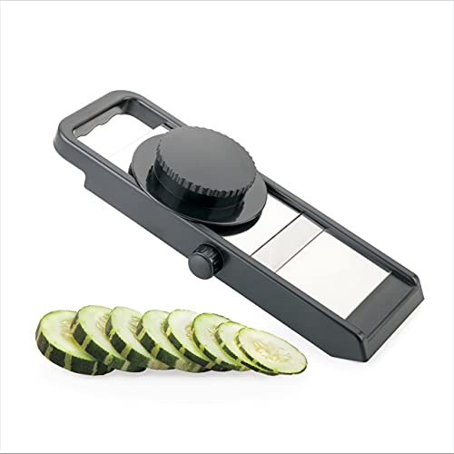 Ganesh Adjustable Plastic Slicer, 1-Piece, Black/Silver (Image - 4)