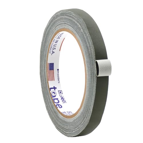 Image of WOD GTC12 Gaffer Tape, Olive Drab Low Gloss Finish Film, 1 /2 inch x 60 ft. (Pack of 96) Residue Free, Non Reflective Cloth Fabric, Secure Cords, Water Resistant, Photography, Filming Backdrop