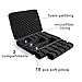 AUKURA Hard watch case for travel and storage, watch storage box for display and organization (Padded 18 slots)
