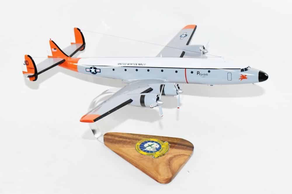 Lockheed Martin® C-121J Constellation®, VX-6 Puckered Penguins 'Pegasus' 1965, 18" Mahogany Model