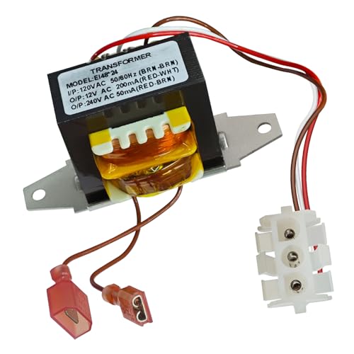 WB27X21609 Cooktop Control Transformer Compatible with GE Hotpoint RCA Kenmore Sears etc Gas Stove Transformer Replaceable WB27T10856 PS8768310 3015152 120VAC Input 12V/240V Output