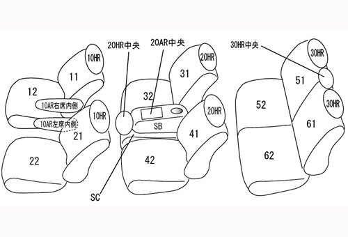 クラッツィオ シートカバー セレナ C27系 EN-5630