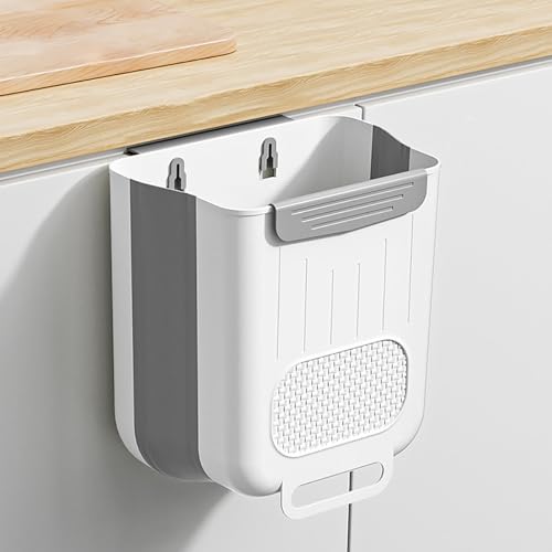 Caneca de basura plegable colgante para cocina 6L