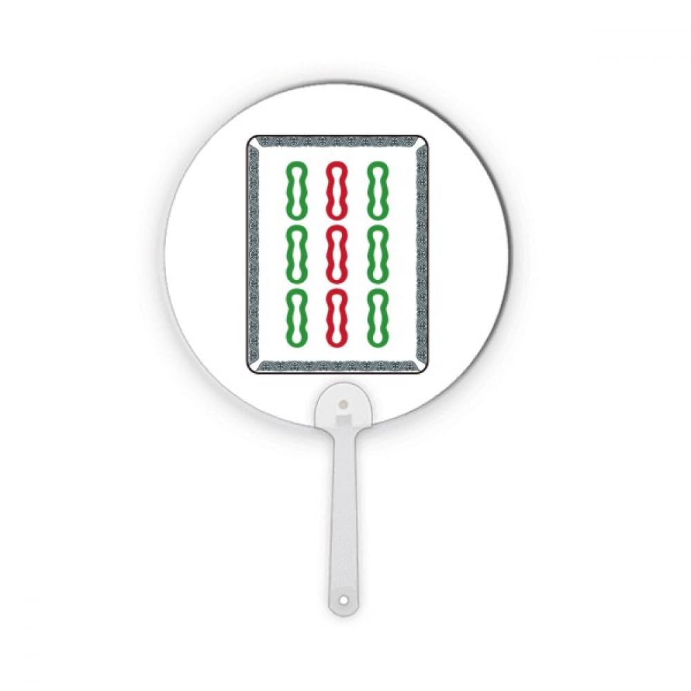 Éventail de Mahjong portable pour se rafraîchir en terrasse ou décorer un salon