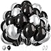 Luftballons Schwarz Silber, 60 Stück 12 Zoll Schwarz Silber Ballons mit Metallic Silber Luftballons für Geburtstag Hochzeit Jubiläum Graduierung Brautparty Verlobung Halloween Partydekorations Baby,Schwarz günstig Kaufen-Luftballons Schwarz Silber, 60 Stück 12 Zoll Schwarz Silber Ballons mit Metallic Silber Luftballons für Geburtstag Hochzeit Jubiläum Graduierung Brautparty Verlobung Halloween Partydekorations