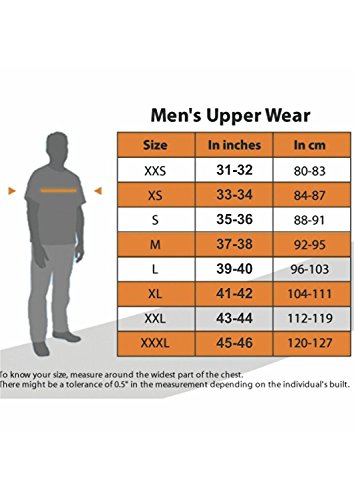 Image of LYCOT Men's Solid Athletic Fit Top (FullTop W 2XS W