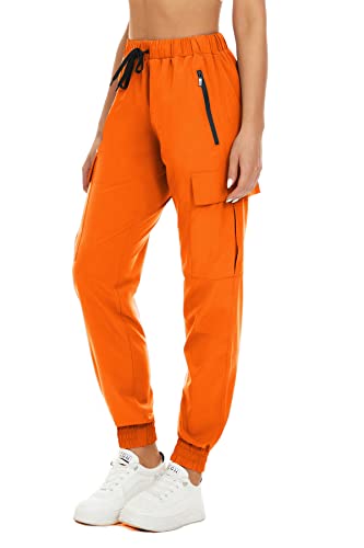 NEYOUQE Calça de corrida feminina para caminhada e secagem rápida, cor lisa, casual, moletom fitness