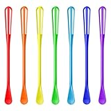 OYV Colorful Mini Whisk, Mini Spoon, Multifunctional Small Whisks for Cooking, Tiny Whisk 7 Pieces, Mini Small Wisk, for Blending, Whisking, Beating Ingredients, Mixing Sauces