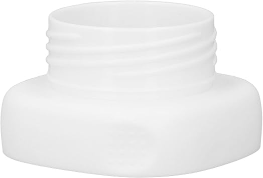 KENANLAN Leakproof Wide Neck Baby Bottle Thread Changer for Hegen Square Design with Food Grade PP White Color Wide Mouth Compatible with Wide Opening