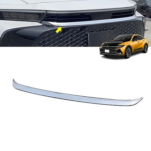 YOFER 新型 クラウン クロスオーバー フロントグリルガーニッシュ フロントグリルカバー メッキ ABS樹脂 外装 パーツ アクセサリー カスタム SH35型 (メッキ仕上げ)