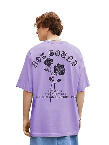 Image of Rigo Printed Oversized T-Shirts for Men | Drop Shoulder T-Shirt for Men