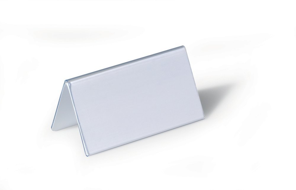Durable 496394 - Portanombres rígido PVC,104 x 100 mm