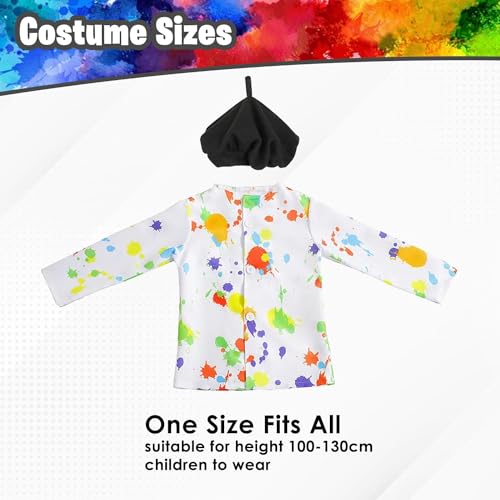 Home Smart Painter Costume Dress for Children's Professional Performance Learning Activity for Boy and Girls