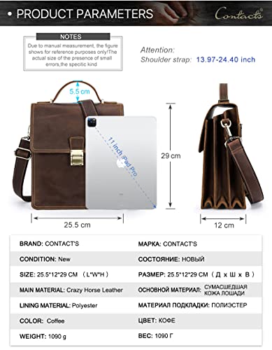 Vintage Leather Fashion Mens Shoulder Bags, Genuine Leather with Mortise Lock Mens Crossbody Bags, Tablet Bags and Briefcases2