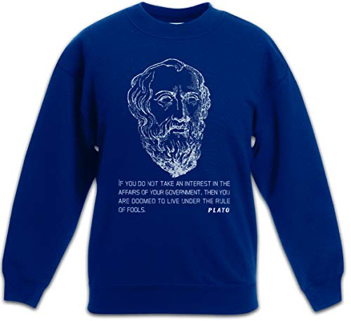 Pullover garçon fille Plato if you do not sweat-shirt urbain enfants