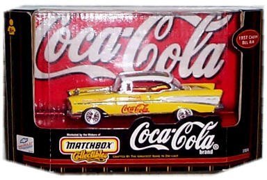 1957 Chevy BelAir (yellow and White Top) by Matchbox