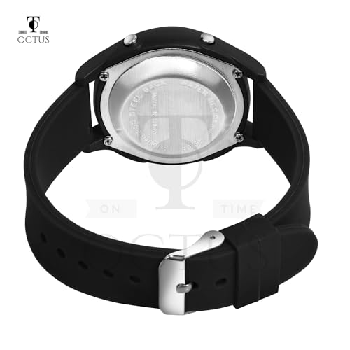 Image of ON TIME OCTUS Waterproof Digital Kids Watch | Multi-Functional Unisex Sports Watch with 7 LED Colors | Ideal for Boys & Girls and Women Age Above 7 Years