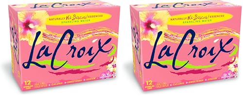 Image of LaCroix Sparkling Water, Hi-Biscus!, 12 Fl Oz (pack of 24)