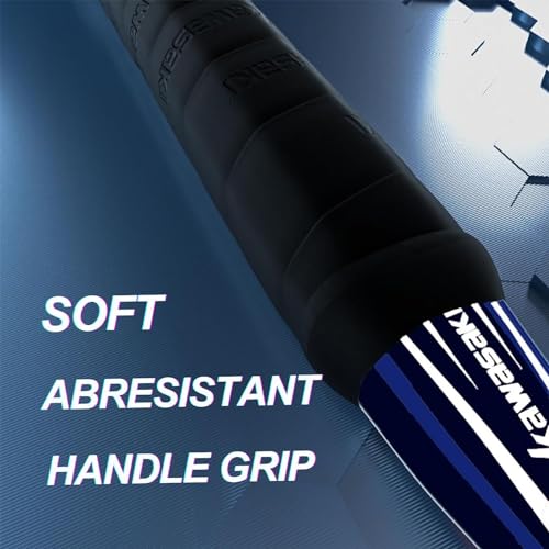 Badminton Schläger Set 2, A1 TAAN Leichtgewicht Profi Badmintonschläger mit 3 Federbälle, 1 Schlägertasche, 2 Federballschläger für Sport und Unterhaltung - Blau