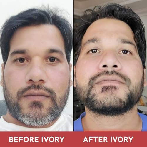 Image of Greys Beard Serum (55 ml) - Helps to Restore Natural Black Color of Grey White Beard | Reduces Breakage & has Long-lasting Results - Suitable for all Beard Types