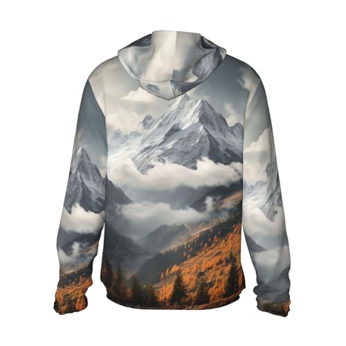 Chaqueta de Protección Solar para Hombre con Capucha y Cierre Completo miniatura 7