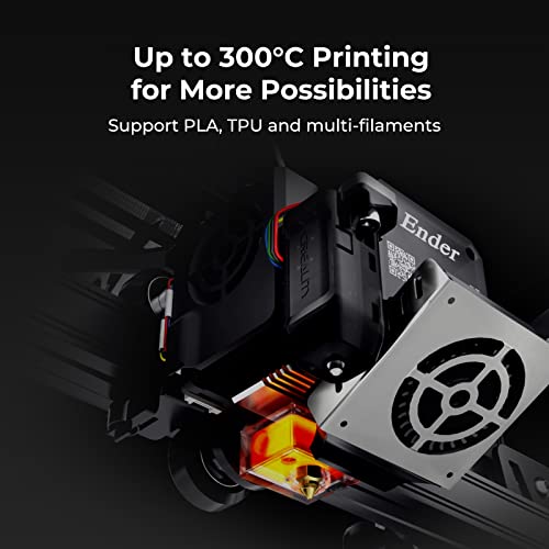 Creality 3D Printer Ender 3 S1 Pro High-Temp Nozzle Sprite Full Metal Direct Drive Extruder Cr Touch Auto Leveling Pei Bed Filament Sensor Printing Size 10.6X8.6X8.6In #TOP1