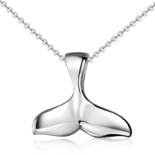 Materia Maritime Kette Damen Silber 925 Walflosse KA-149-K141