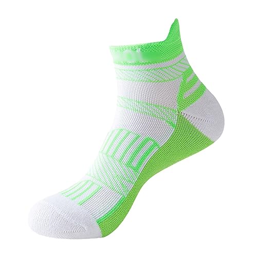 Kleurcontrast voor Heren Sportsokken Katoen Ademende Sokken Zweet Absorberen Verdikte Sokken