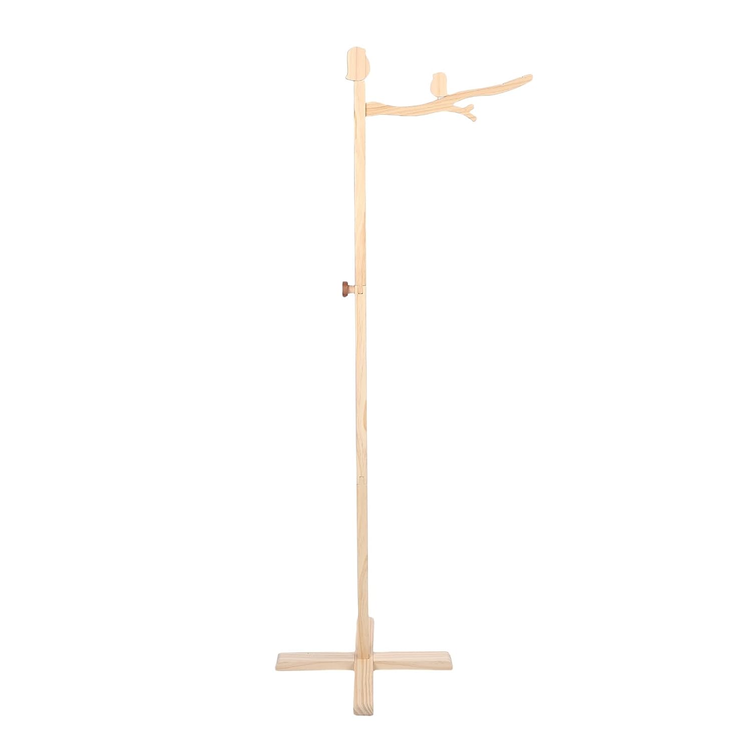Wooden Floor Standing Crib Mobile Arm, Stable Support, Multifunctional Toy Holder, for Baby's Entertainment Space, Constructed with High Grade Materials