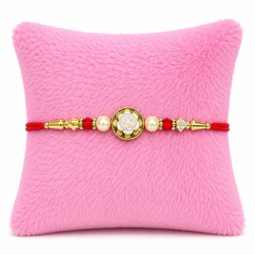 Image of Decorative Rakhi for Brother Raksha Bandhan Thread