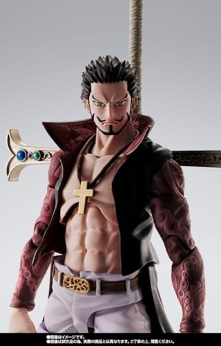 Image of Tamashi Nations - One Piece - S.H. Figuarts Juracur Mihawk - Hawk Eye - PVC & ABS, Approx. 6.5 inches (165 mm) Painted Figure
