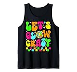Let's Glowing Crazy In My Glowing Era Team Party Matching Tank Top