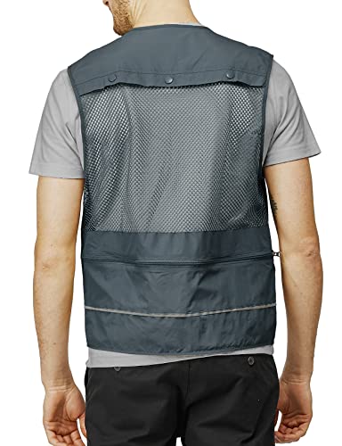 Image of H2H Men's Active Wear Outdoor Vests Work Safari Fishing Travel Utility Summer Vest