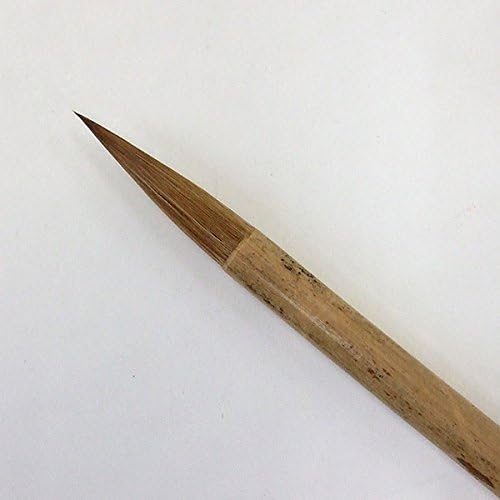 書道筆 静應 中筆 7.5mm&times;35mm 6号 仮名条幅 いたち毛
