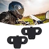 EasyByMall 2 x Klemmhalterungen für T-COM Motorradhelm-Gegensprechanlage, Gegensprechanlage, Clip, Motorradhelm-Zubehör